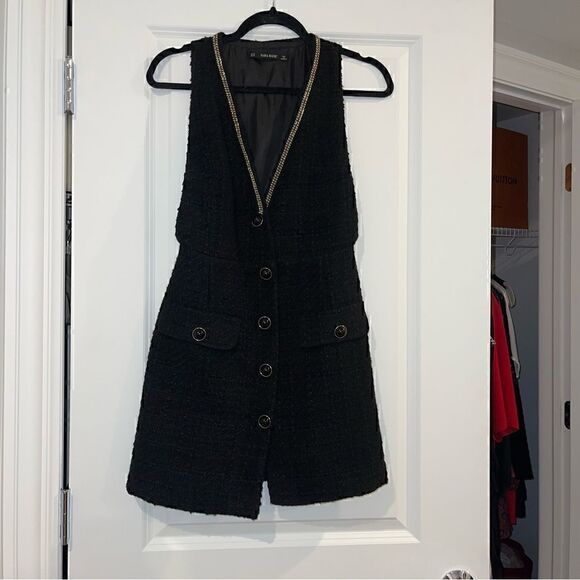 Zara Tweed Mini Dress - Picture 5 of 9